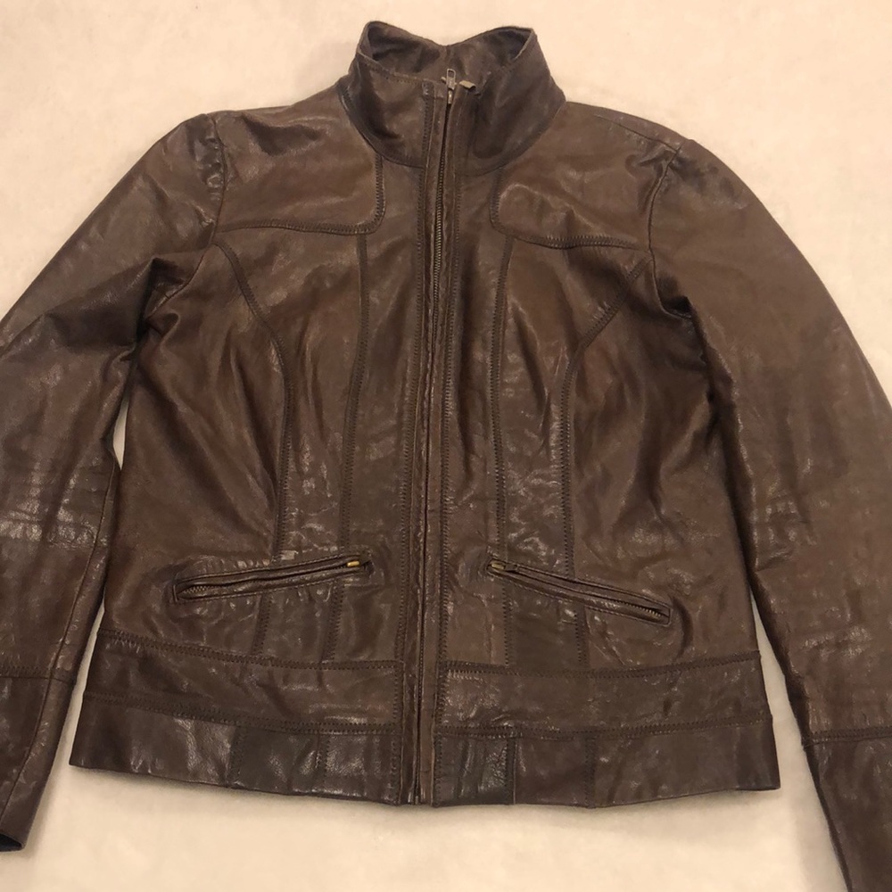 Caslon Leather Jacket